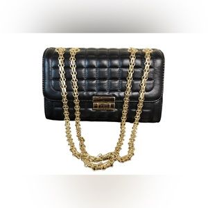Black & Gold crossbody bag